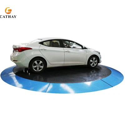 Plate-forme rotative de garage parking